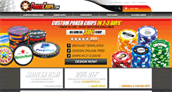 Desktop Screenshot of pokerchips.com